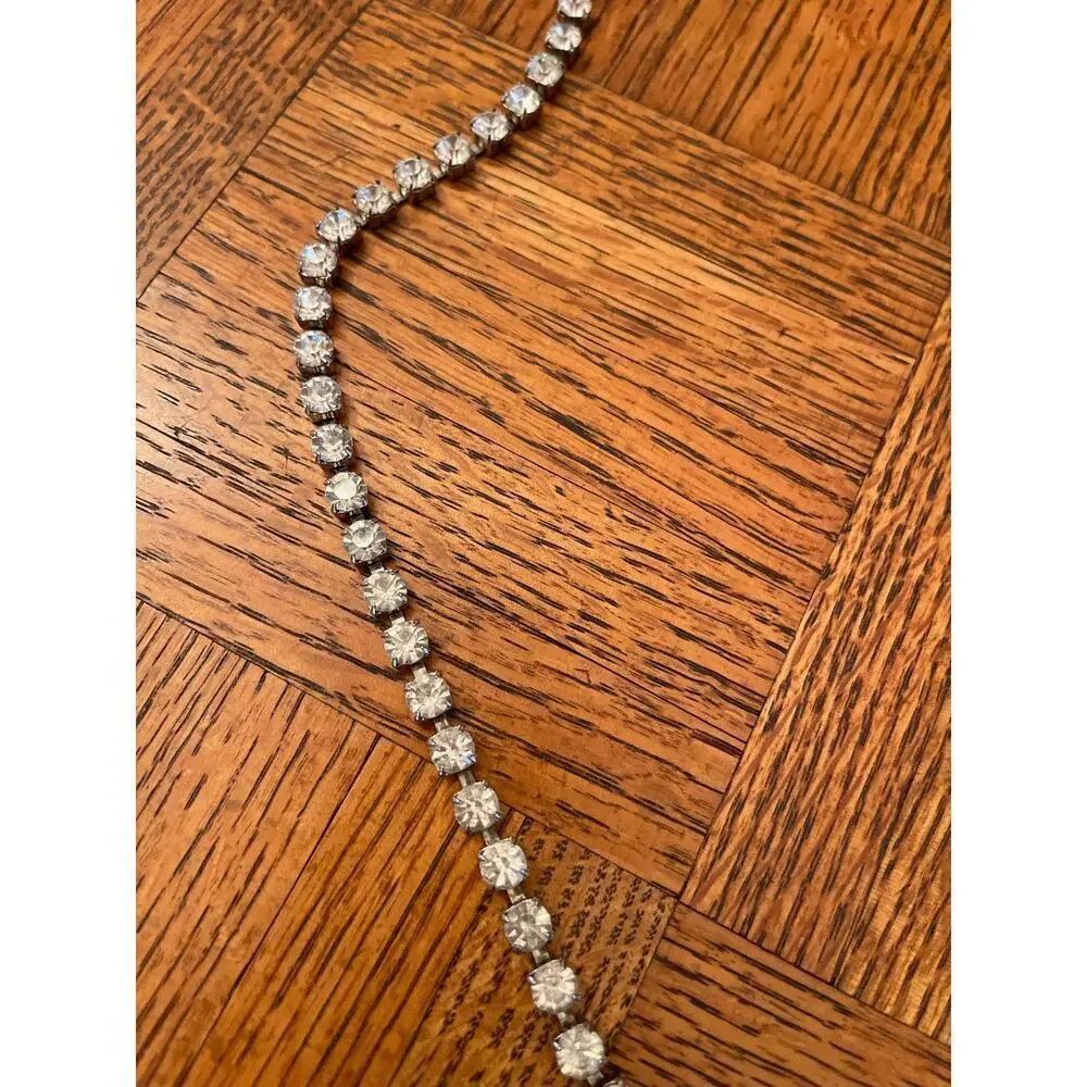 Rhinestone chain belt